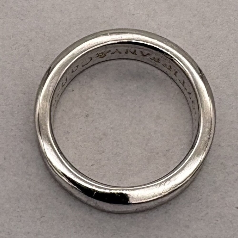 Tiffany & Co. 1837 Medium Concave Band Ring Sterling Silver - Size 7, Gift Set - Picture 14 of 15
